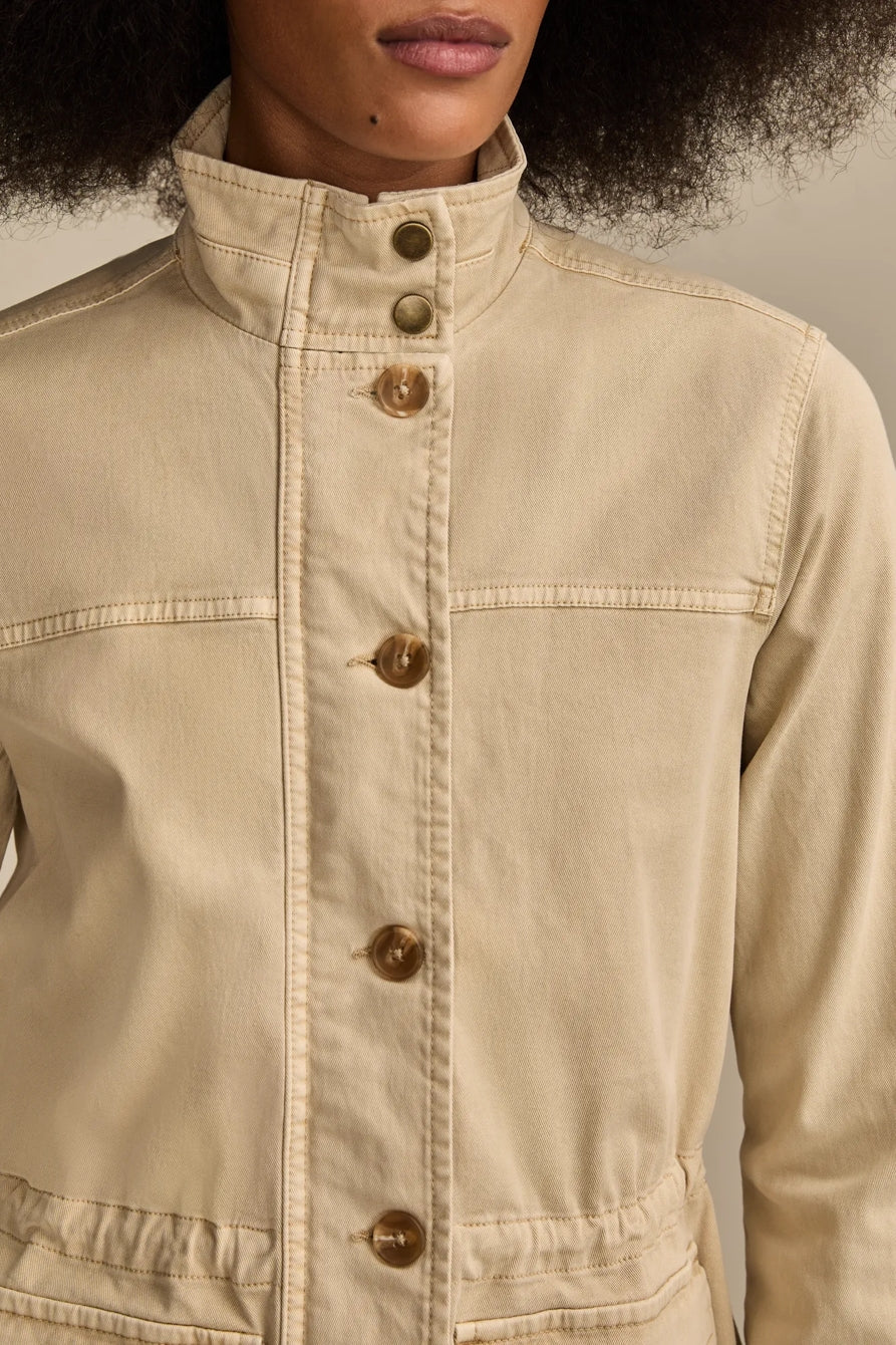 [126737-290] WOMENS LUCKY BRAND UTILITY JACKET - WOOD ASH