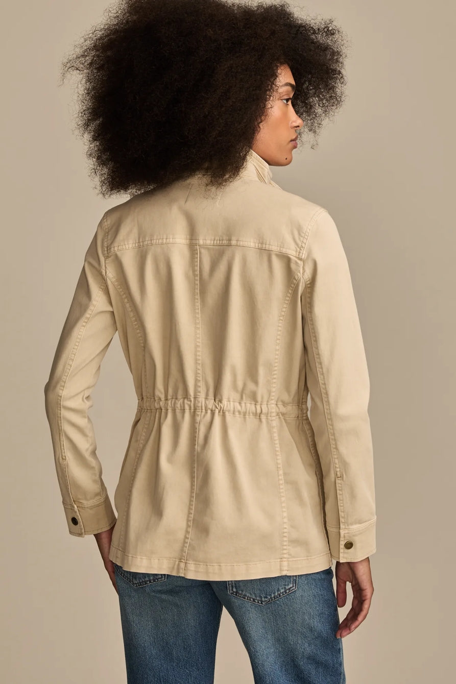 [126737-290] WOMENS LUCKY BRAND UTILITY JACKET - WOOD ASH