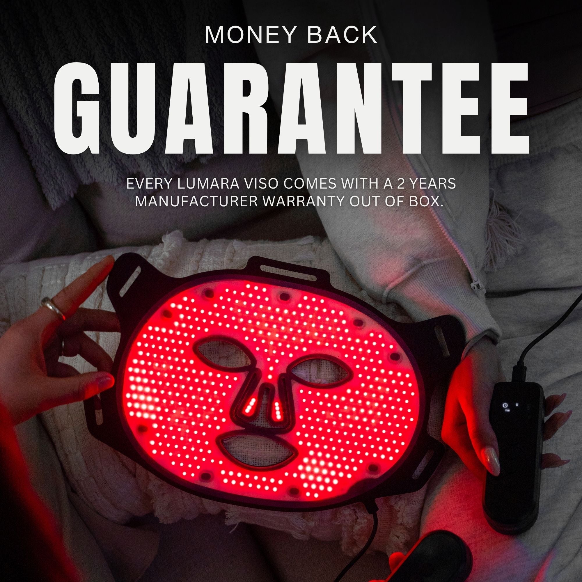 VISO - Mascarilla de terapia de luz roja certificada por la FDA