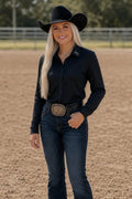 Breeze Perforated Performance Pull Over Rodeo Shirt