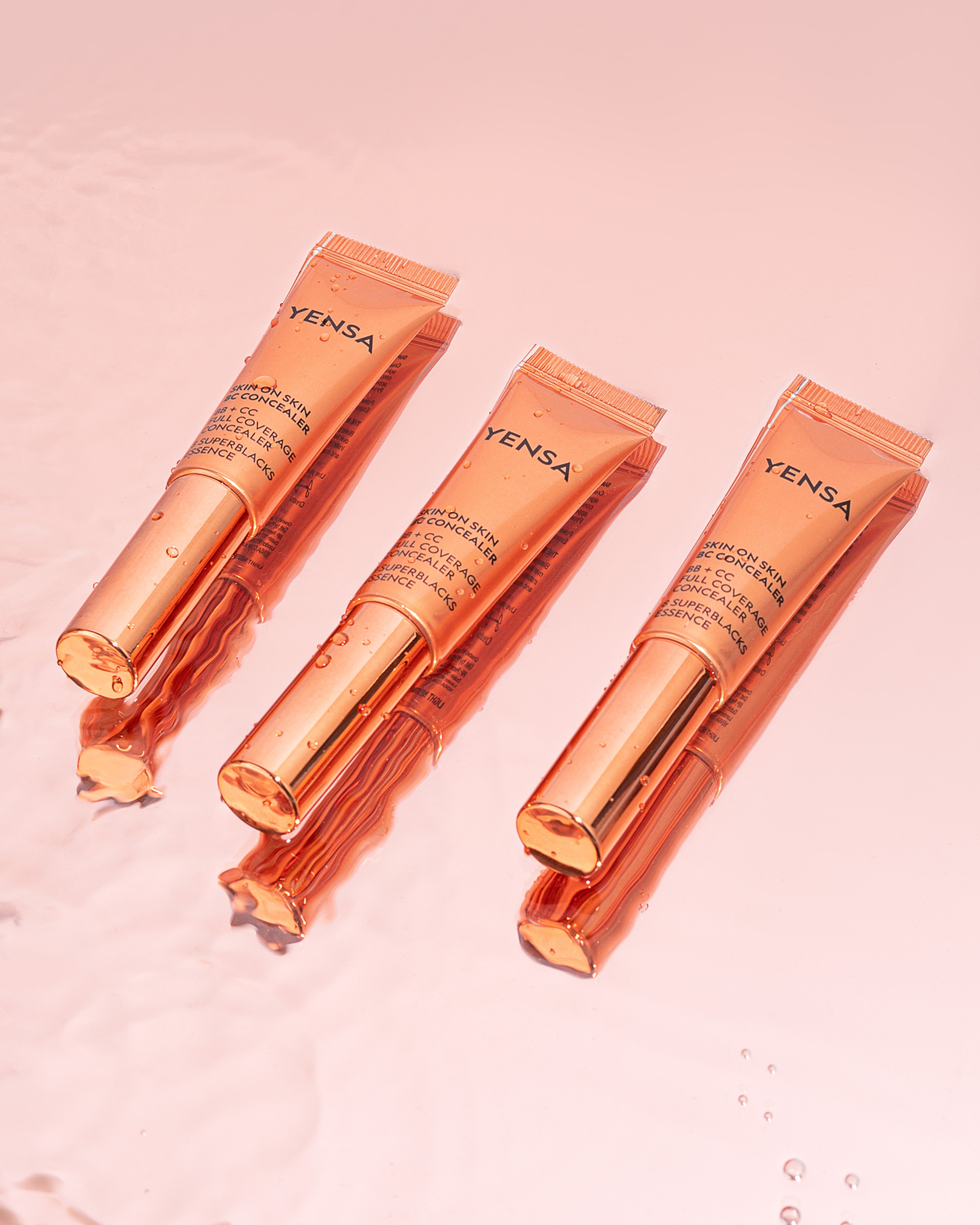 Skin On Skin BB + CC Cobertura Completa Corrector Sérum con Ácido Hialurónico