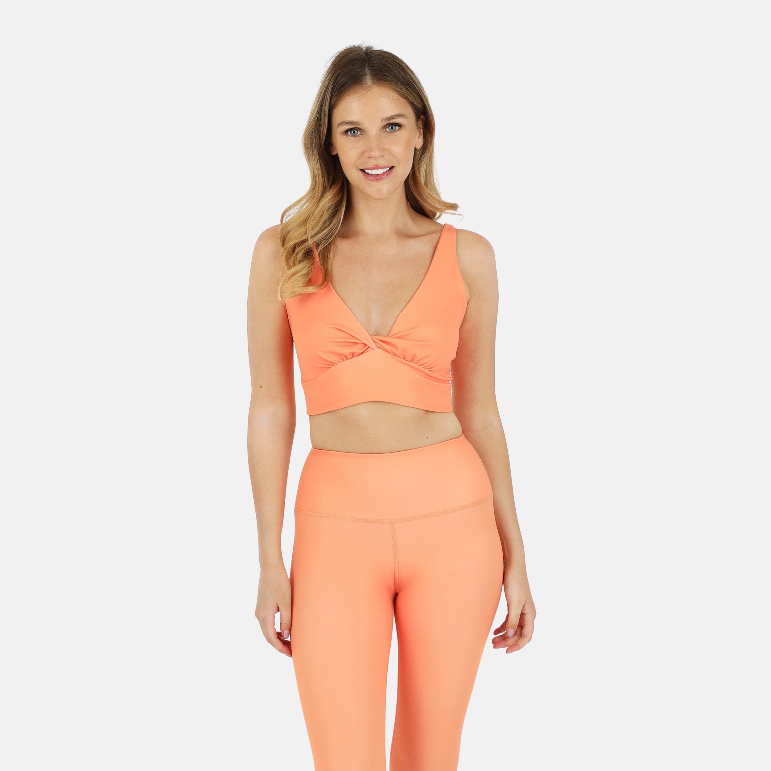 Ada Organic Cotton Twist Around Sports Bra