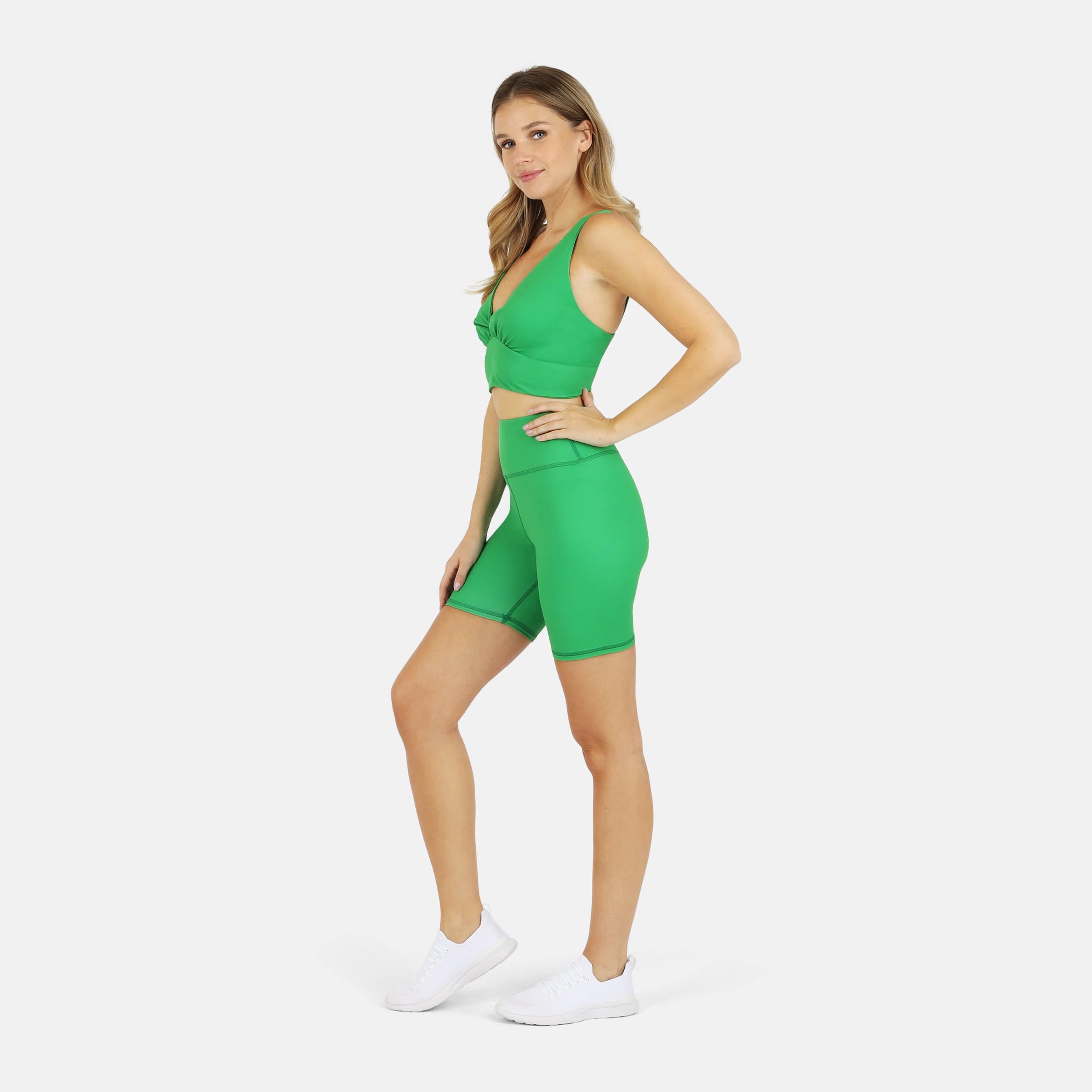 Ada Organic Cotton Twist Around Sports Bra