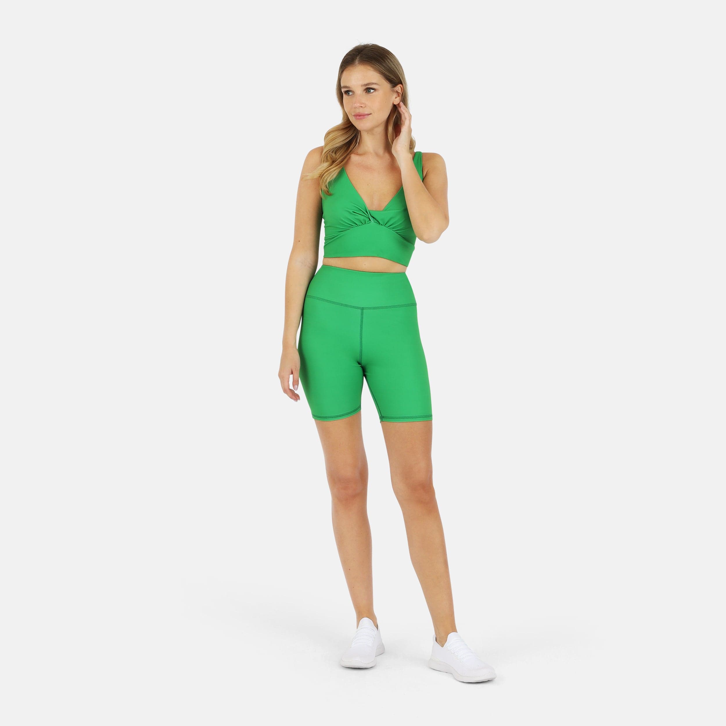Ada Organic Cotton Twist Around Sports Bra