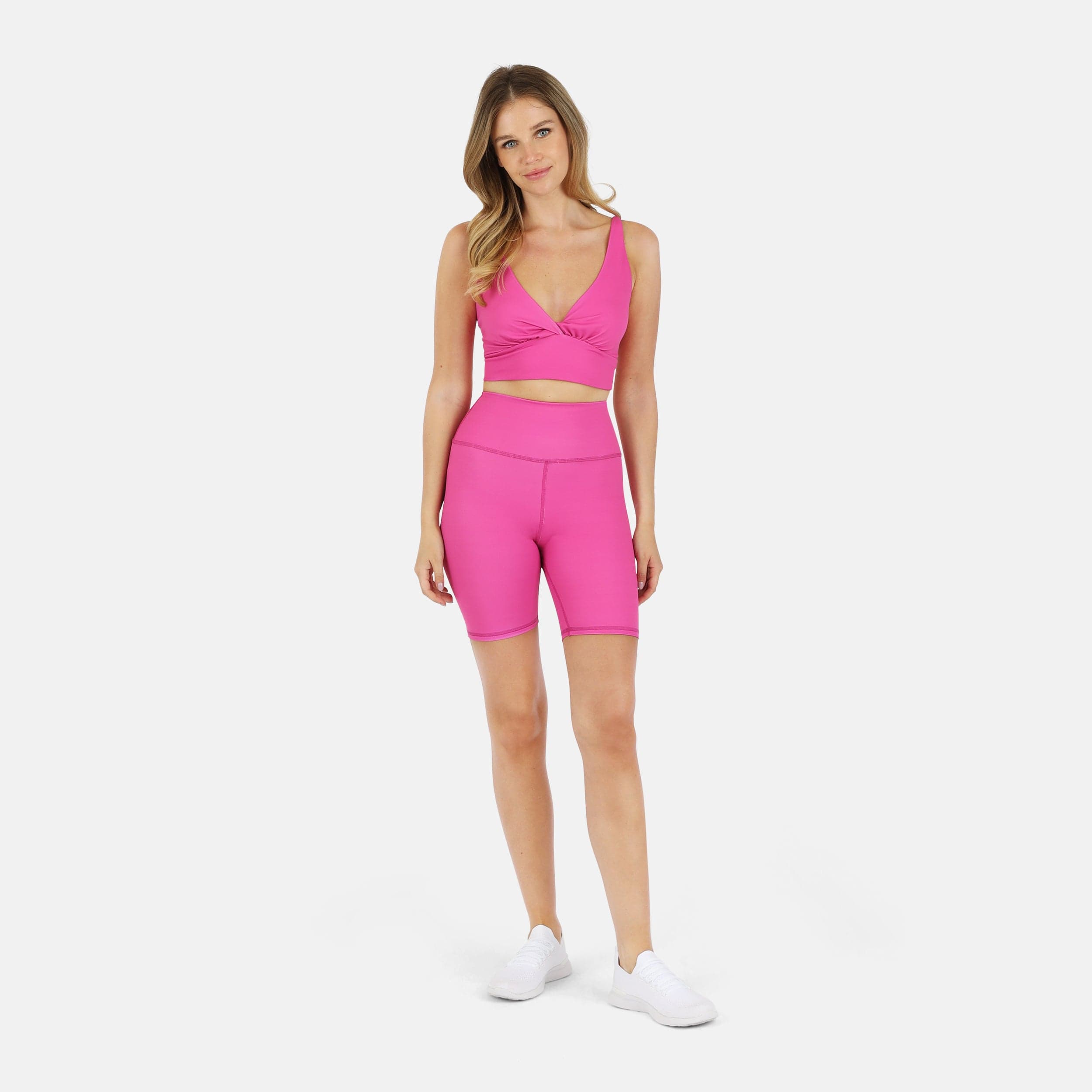 Ada Organic Cotton Twist Around Sports Bra