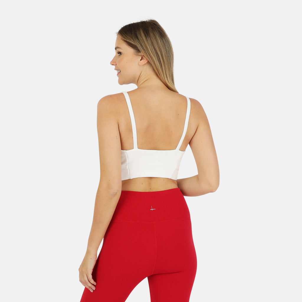 Ada Organic Cotton Twist Around Sports Bra