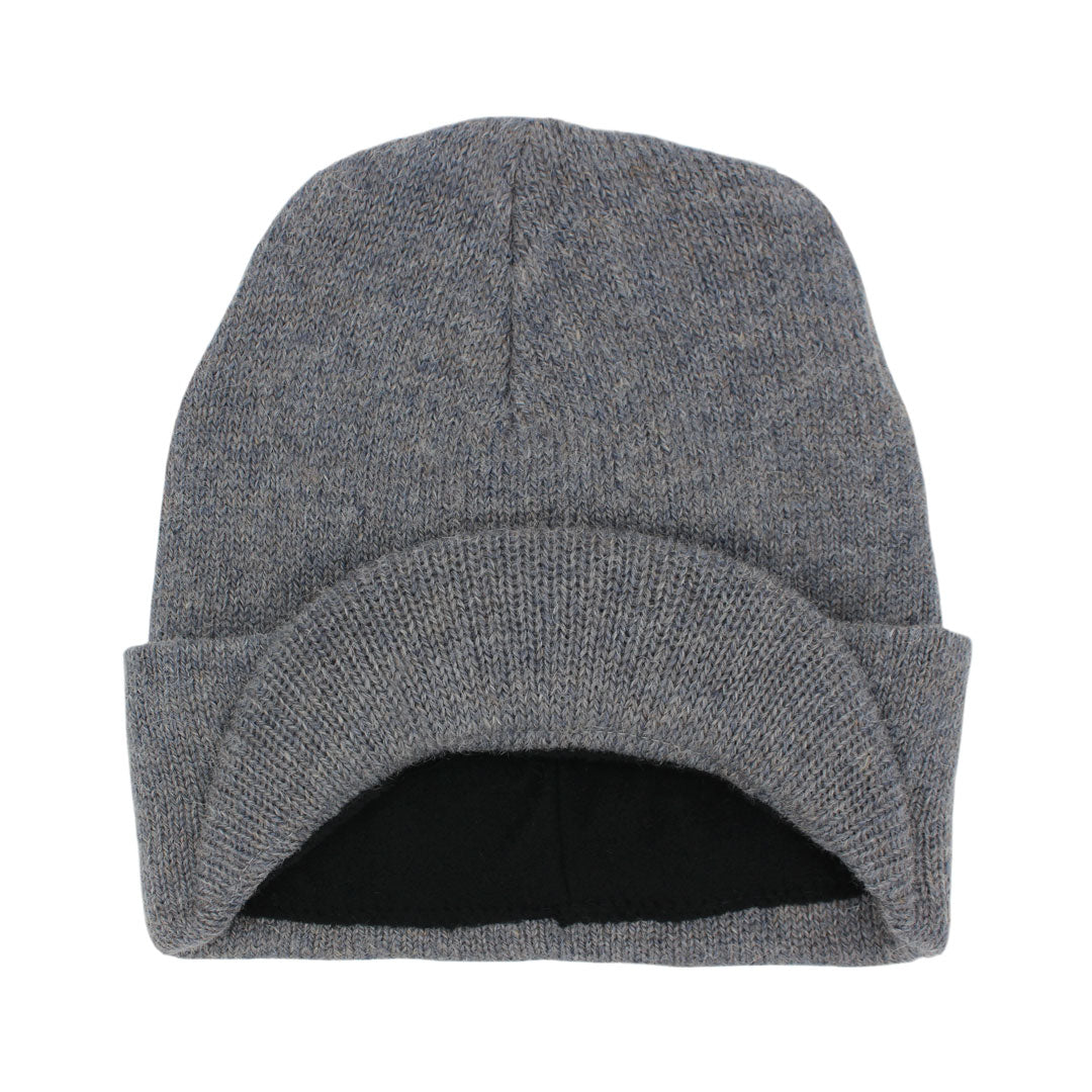 Brimmed Alpaca Knit Radar Mash Hat